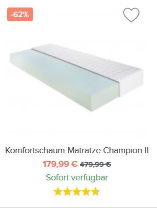 Matratze Sale